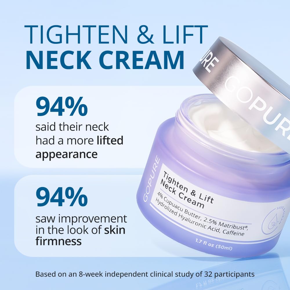 GoPure Tighten and Lift Neck Cream- Clinically Tested