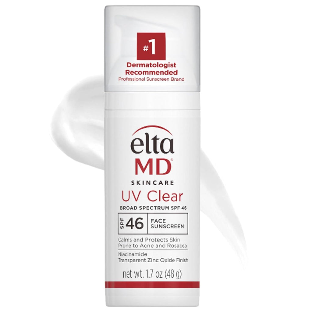 EltaMD UV Clear Face Sunscreen SPF 46, Oil-Free Sunscreen with Zinc Oxide, Dermatologist Recommended