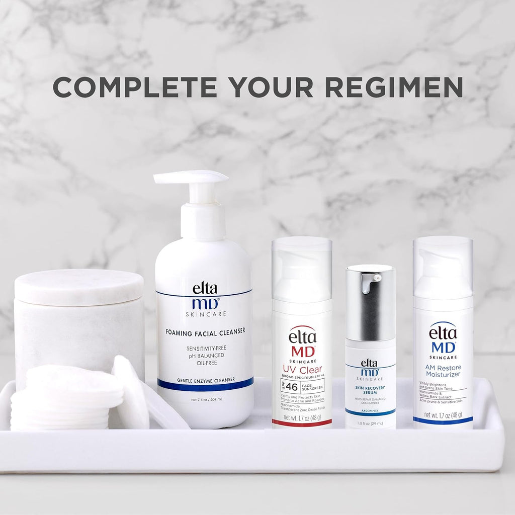 EltaMD UV Clear Face Sunscreen SPF 46, Oil-Free Sunscreen with Zinc Oxide, Dermatologist Recommended